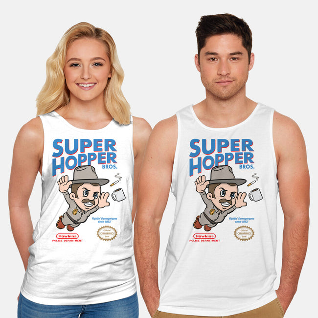 Super Hopper Bros-unisex basic tank-hbdesign