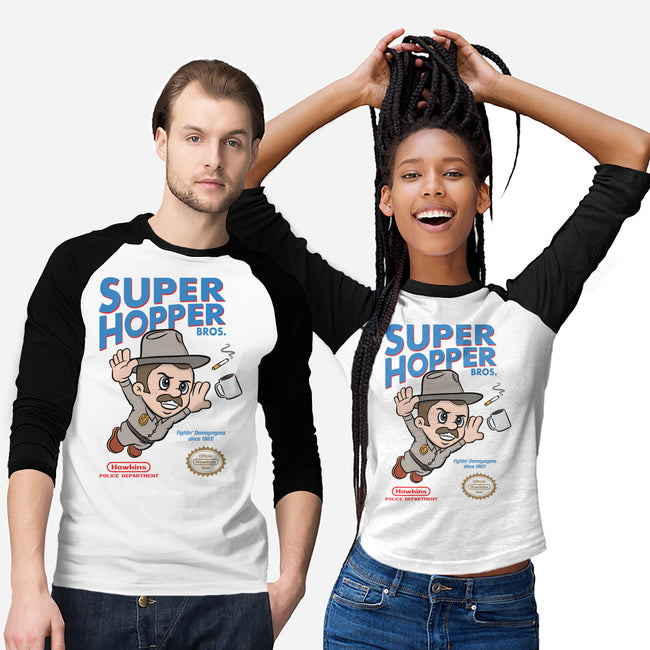 Super Hopper Bros-unisex baseball tee-hbdesign