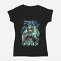 Wrath Of The Dragon-womens v-neck tee-Diego Oliver