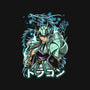 Wrath Of The Dragon-none polyester shower curtain-Diego Oliver