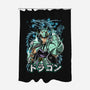 Wrath Of The Dragon-none polyester shower curtain-Diego Oliver