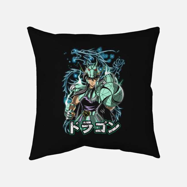 Wrath Of The Dragon-none removable cover w insert throw pillow-Diego Oliver