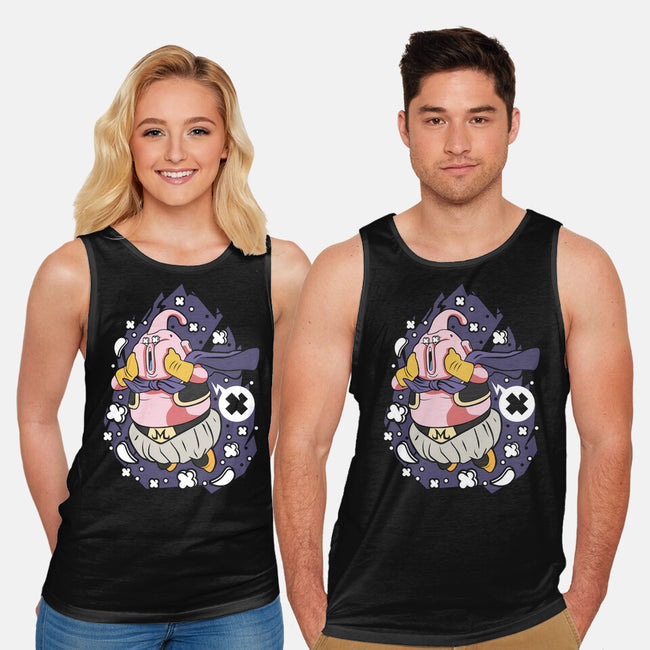 Majin Boo Cartoon-unisex basic tank-ElMattew