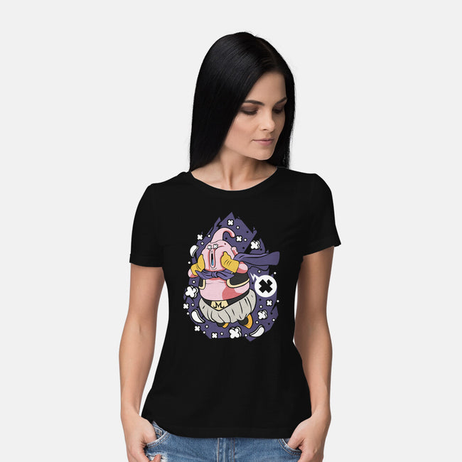 Majin Boo Cartoon-womens basic tee-ElMattew