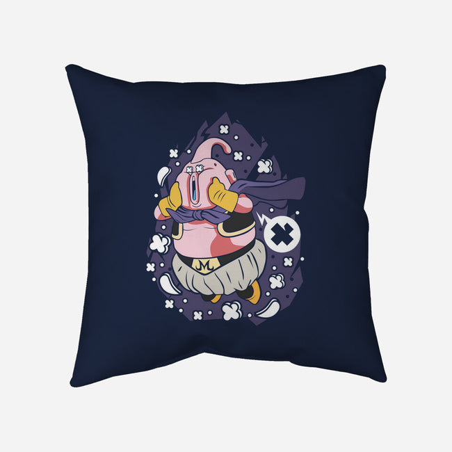 Majin Boo Cartoon-none removable cover w insert throw pillow-ElMattew