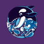 Orca Attack-none glossy sticker-estudiofitas