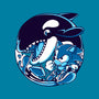 Orca Attack-none beach towel-estudiofitas