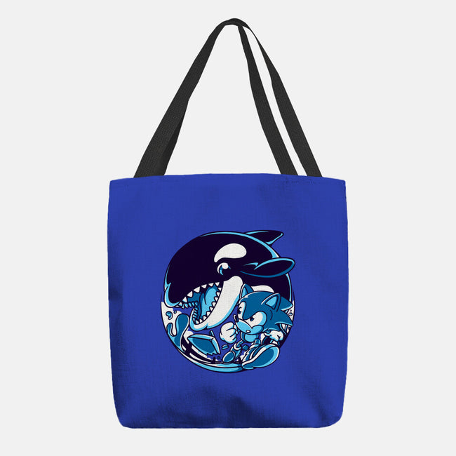 Orca Attack-none basic tote bag-estudiofitas