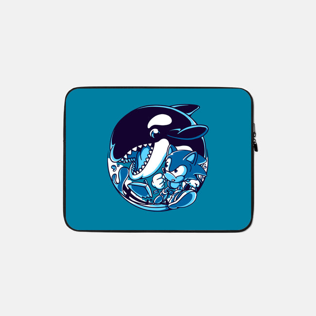 Orca Attack-none zippered laptop sleeve-estudiofitas