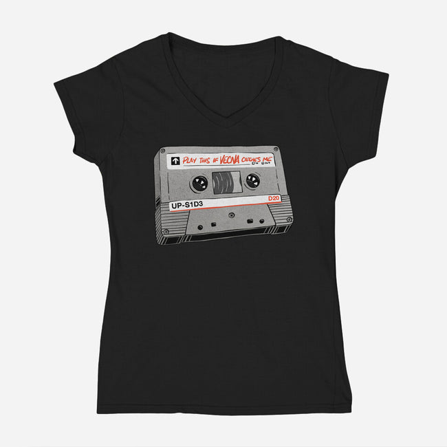 Play This-womens v-neck tee-zawitees