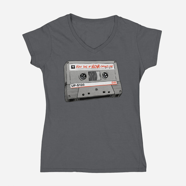 Play This-womens v-neck tee-zawitees