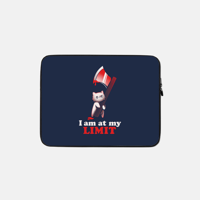 At My Limit-none zippered laptop sleeve-eduely