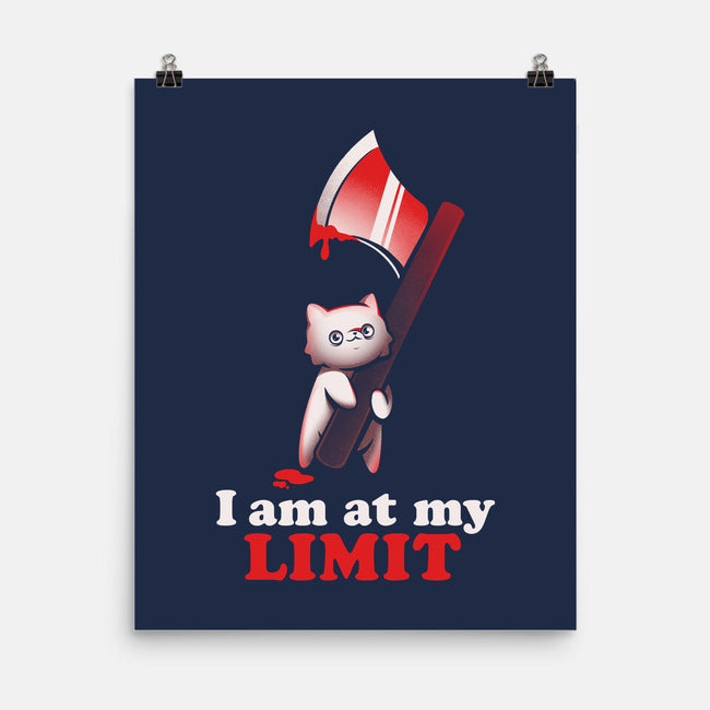 At My Limit-none matte poster-eduely