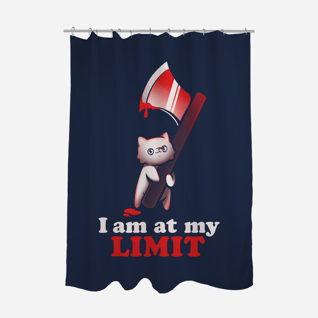 At My Limit-none polyester shower curtain-eduely