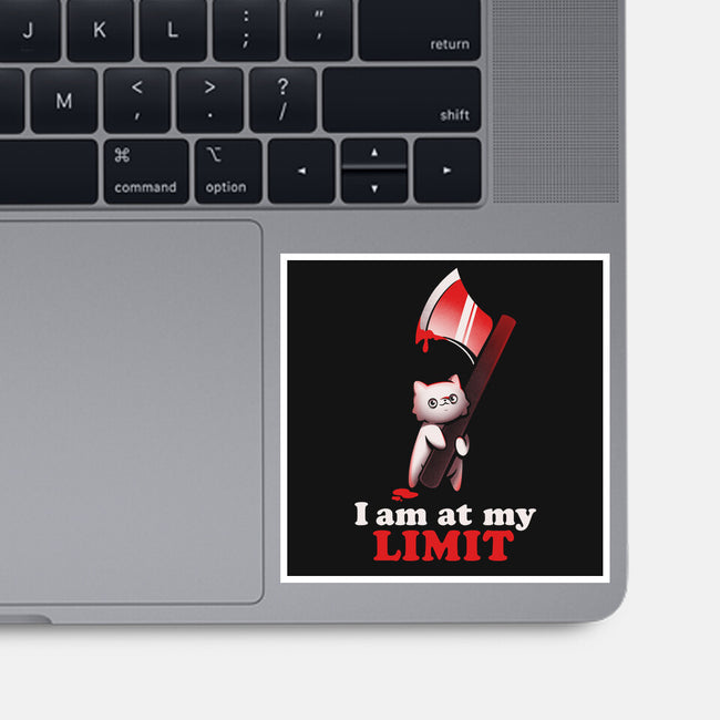 At My Limit-none glossy sticker-eduely