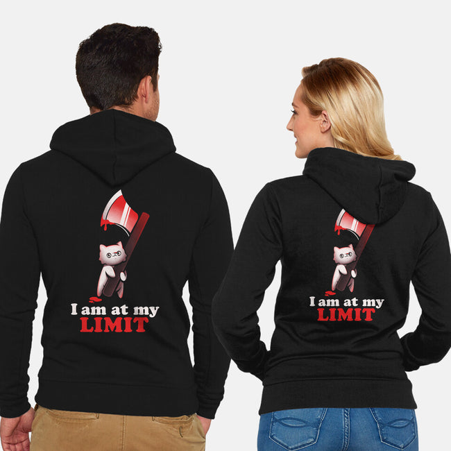 At My Limit-unisex zip-up sweatshirt-eduely
