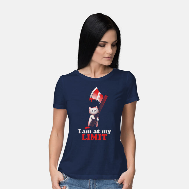 At My Limit-womens basic tee-eduely