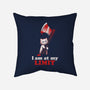 At My Limit-none removable cover w insert throw pillow-eduely