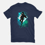 Cosmic Male Spy-womens fitted tee-fanfreak1