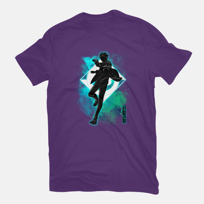 Cosmic Male Spy-womens fitted tee-fanfreak1