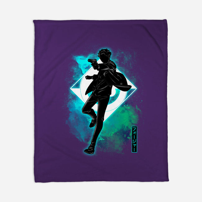 Cosmic Male Spy-none fleece blanket-fanfreak1