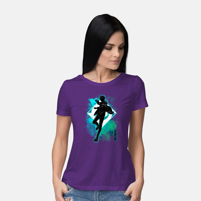 Cosmic Male Spy-womens basic tee-fanfreak1