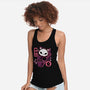 Skull Kitty Cream-womens racerback tank-xMorfina