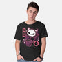 Skull Kitty Cream-mens basic tee-xMorfina