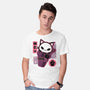 Skull Kitty Cream-mens basic tee-xMorfina