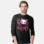 Skull Kitty Cream-mens long sleeved tee-xMorfina