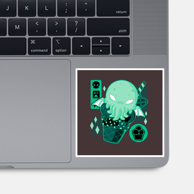 Cthulhu Cream-none glossy sticker-xMorfina