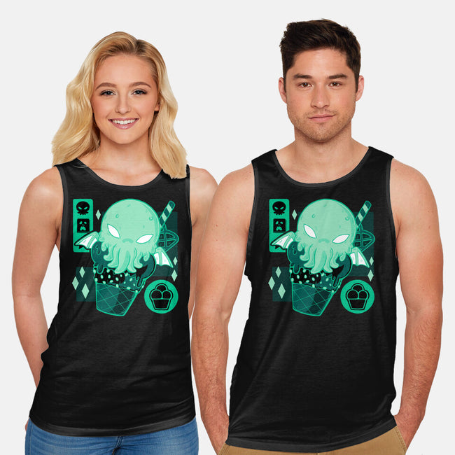Cthulhu Cream-unisex basic tank-xMorfina