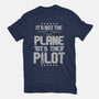 It's Not The Plane-unisex basic tee-Boggs Nicolas