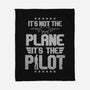 It's Not The Plane-none fleece blanket-Boggs Nicolas