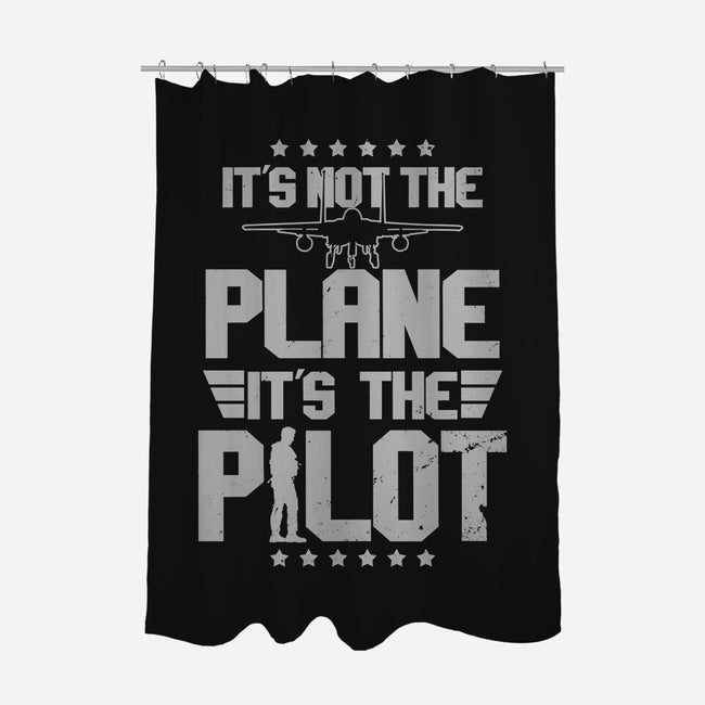 It's Not The Plane-none polyester shower curtain-Boggs Nicolas