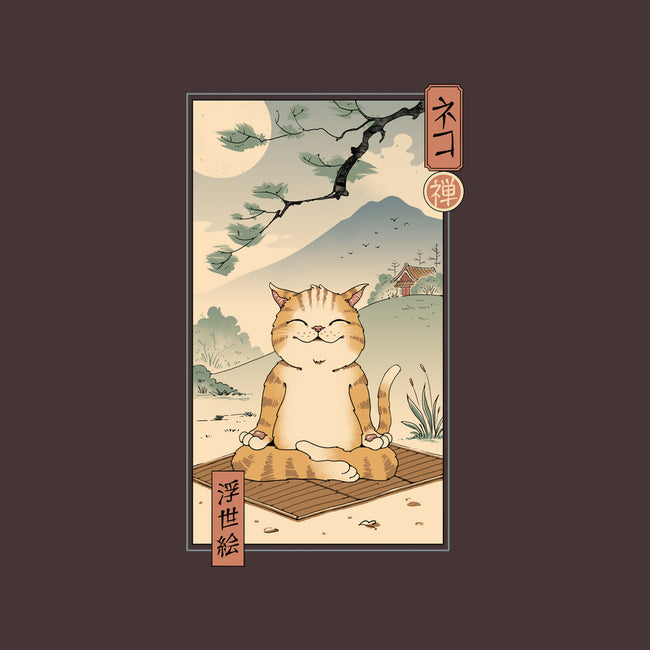 Zen Neko-none glossy sticker-vp021