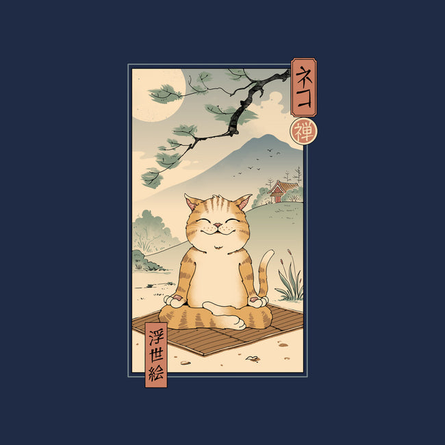 Zen Neko-none removable cover w insert throw pillow-vp021
