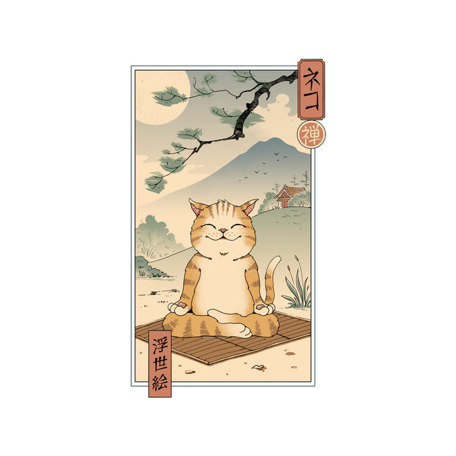 Zen Neko-none glossy sticker-vp021