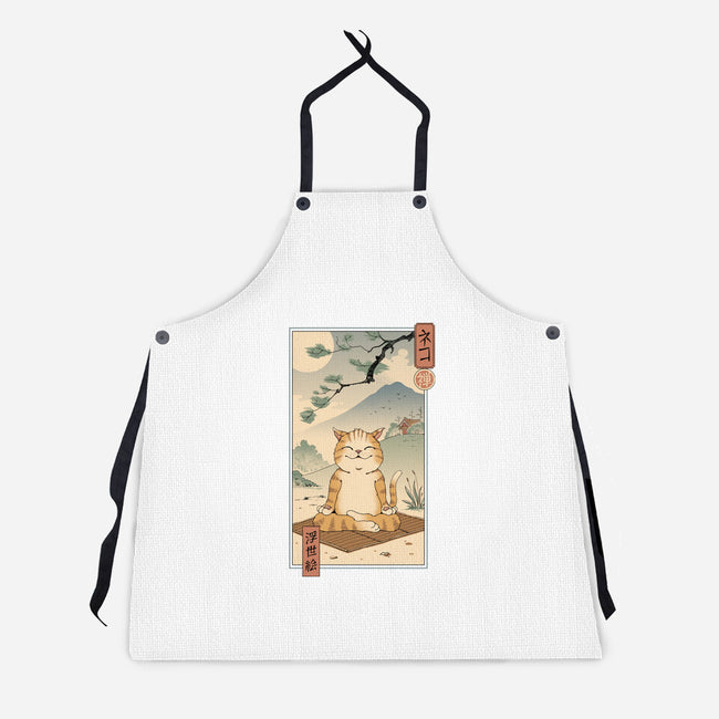 Zen Neko-unisex kitchen apron-vp021