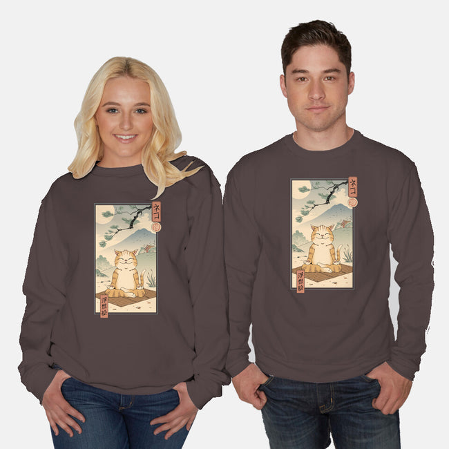 Zen Neko-unisex crew neck sweatshirt-vp021