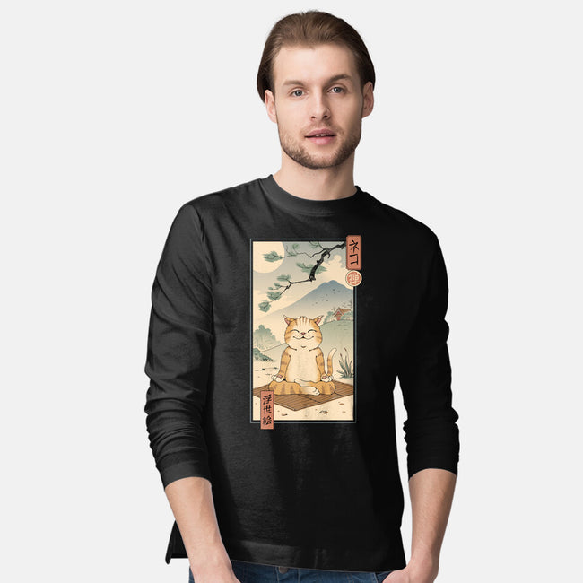 Zen Neko-mens long sleeved tee-vp021