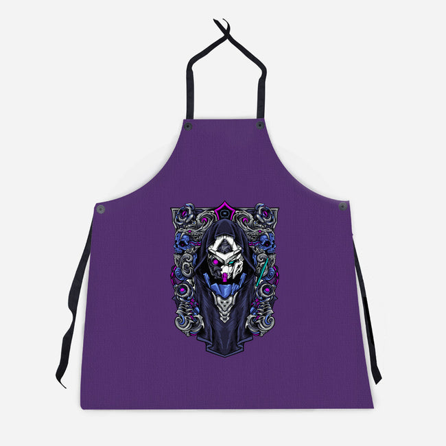Exia Battle Damage-unisex kitchen apron-spoilerinc