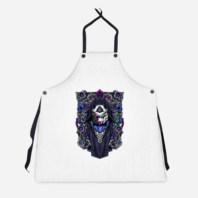 Exia Battle Damage-unisex kitchen apron-spoilerinc