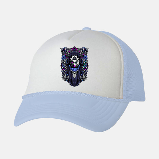 Exia Battle Damage-unisex trucker hat-spoilerinc