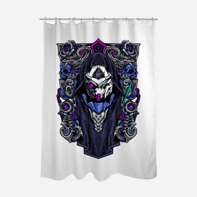 Exia Battle Damage-none polyester shower curtain-spoilerinc