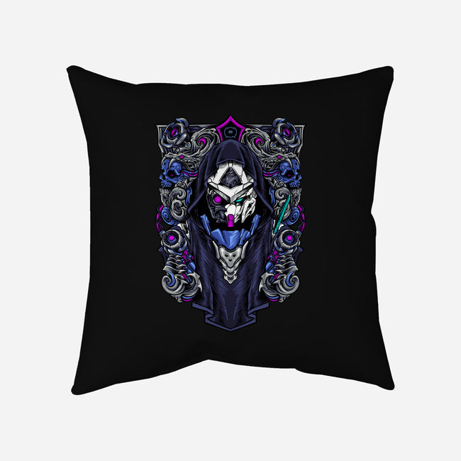 Exia Battle Damage-none removable cover w insert throw pillow-spoilerinc
