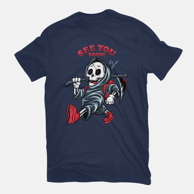 Death Will See You Soon-youth basic tee-spoilerinc