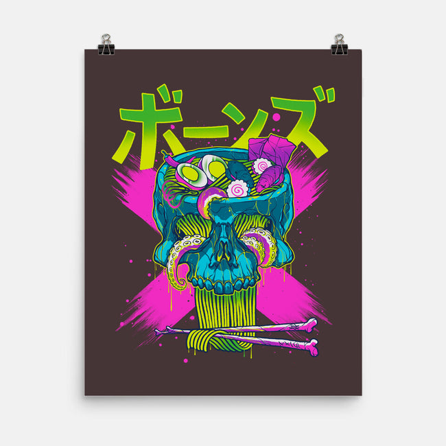 Ramen Acid Bones-none matte poster-Getsousa!