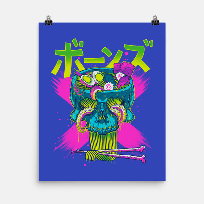 Ramen Acid Bones-none matte poster-Getsousa!