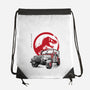 Wrangler YJ Sahara Sumi-E-none drawstring bag-DrMonekers